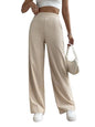 Pinkmint Women Rib Trouser l Regular Fit High Waisted Korean Trouser l Comfortable & Stylish Pants l Office & Casual Wear (Pack
