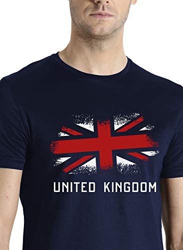 ADRO Men's Regular Fit T-Shirt (RNR-M-UNK-NB_Navy)