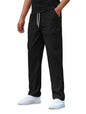 SMOWKLY Mens Poly-Lycra Premium Stretch Trackpants || Wrinkle Free, Relaxed Fit, Elastic Waist, Tapered Fit || Best for Summer