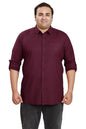 BE ACTIVE Mens Casual 100% Cotton Solid Plus Size Shirt || Plus Size Shirts for Men || Casual Plus Size Shirt || Casual Wear Sh