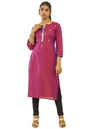 Soch Silk Blend Women Regular Kurtas
