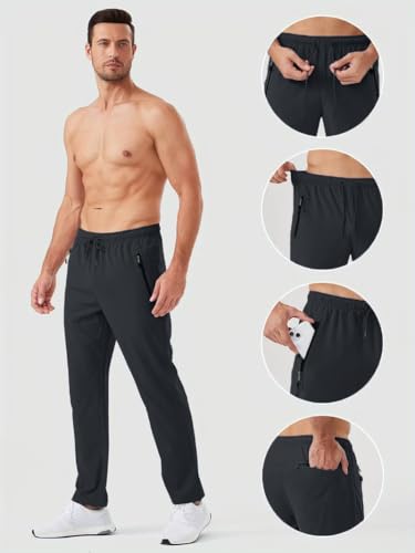 Toplot Track Pants For Men || Activewear Pants || MenS Joggers || Zipper Pocket || Casual Trousers || Stretchable (Sports | Gym