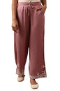 Folksong Strechable Parallel Pants For Women | Trousers For Women | W For Woman