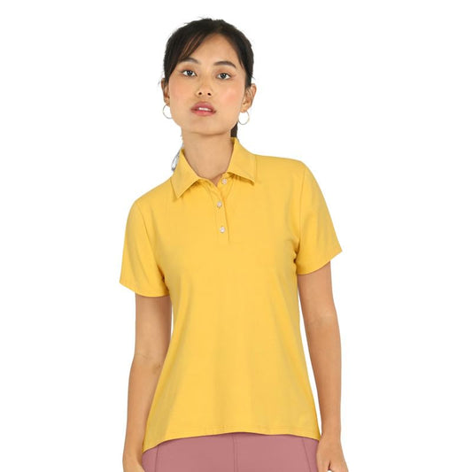 BlissClub Women The Last Tee - Polo Neck tee | Womens t-Shirt | Short Sleeves | Hip Covering | Cotton Tee