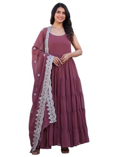 Fashion Basket Georgette Anarkali Dress For Women