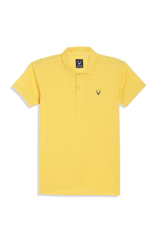 Allen Solly Boys Regular Fit Solid Casual Half Sleeve Short Sleeve Polo Shirt