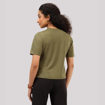BlissClub Cotton Pro High Neck Top, Cotton-Like Comfort, Sweat-Free Confidence, Chic high Neck, Flattering fit