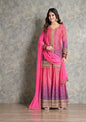 Rangeela : Bandhani silk sharara suits
