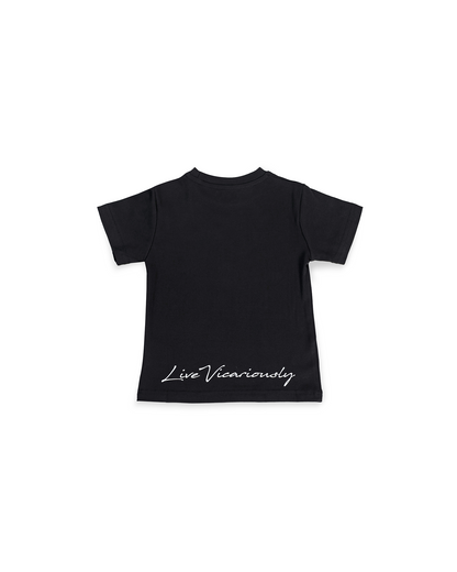 Live Vicariously Graphic Tee - Black