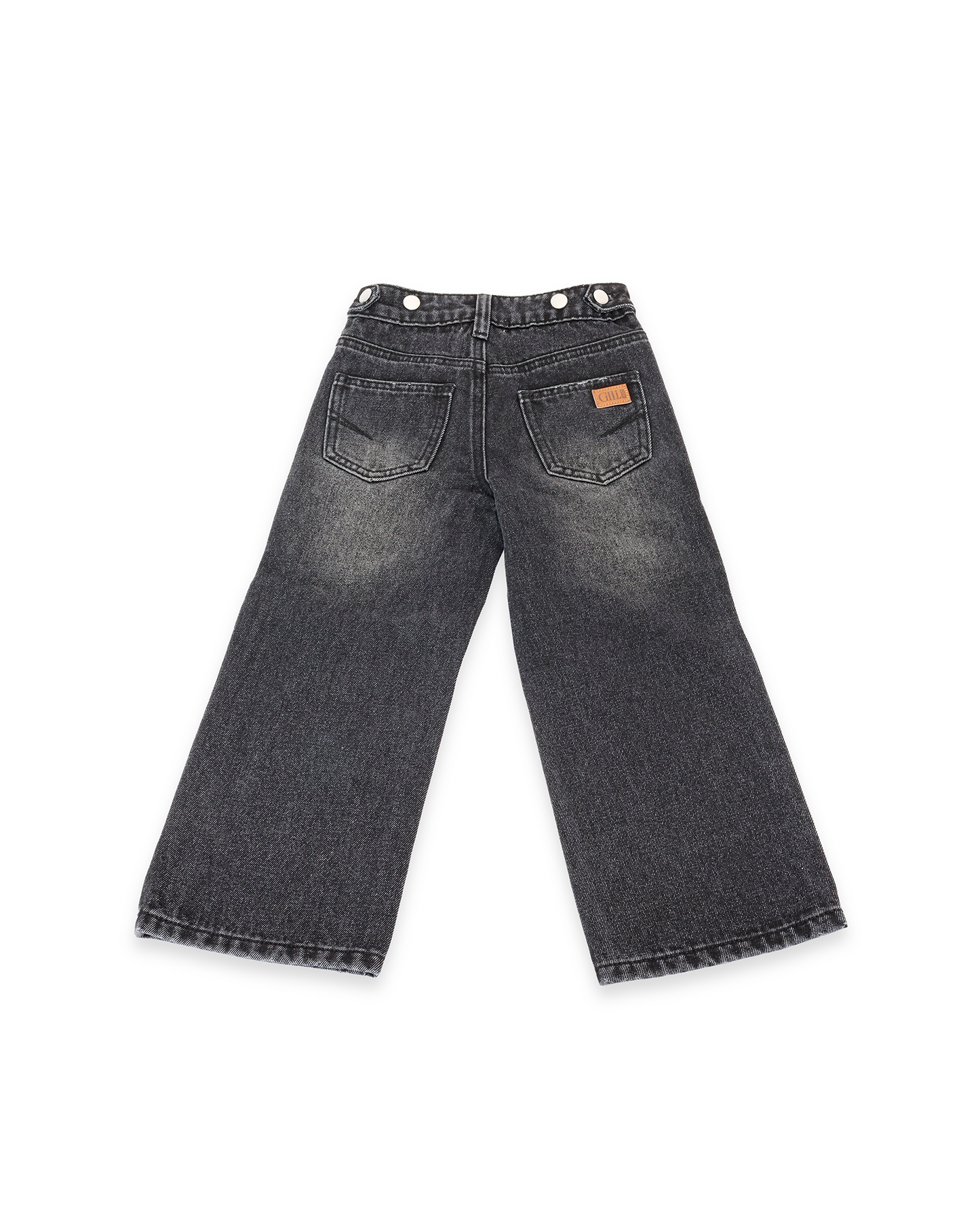 Fly Girl Distressed Denim  - Black