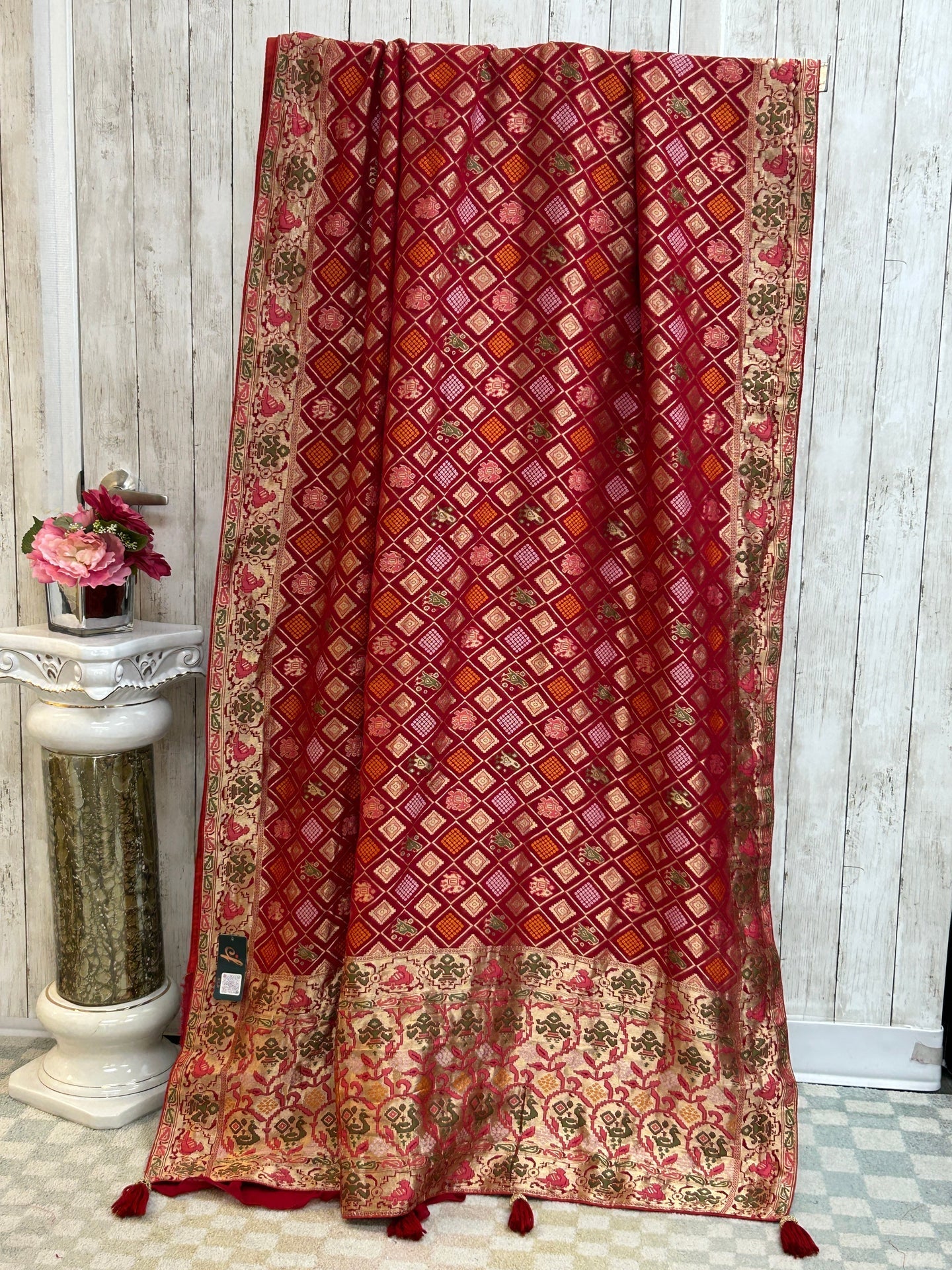 Bandhani patola saree