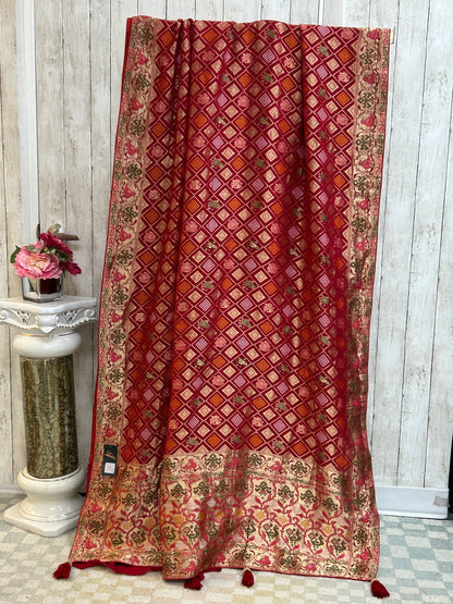 Bandhani patola saree