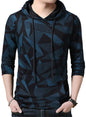 Eyebogler Mens Cotton Regular Fit T-Shirt Blue
