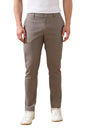 Dennis Lingo Men Straight-fit Cotton Chinos Grey