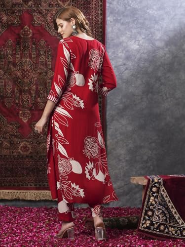 ANNI DESIGNER Rayon Blend Women Kurta & Pant