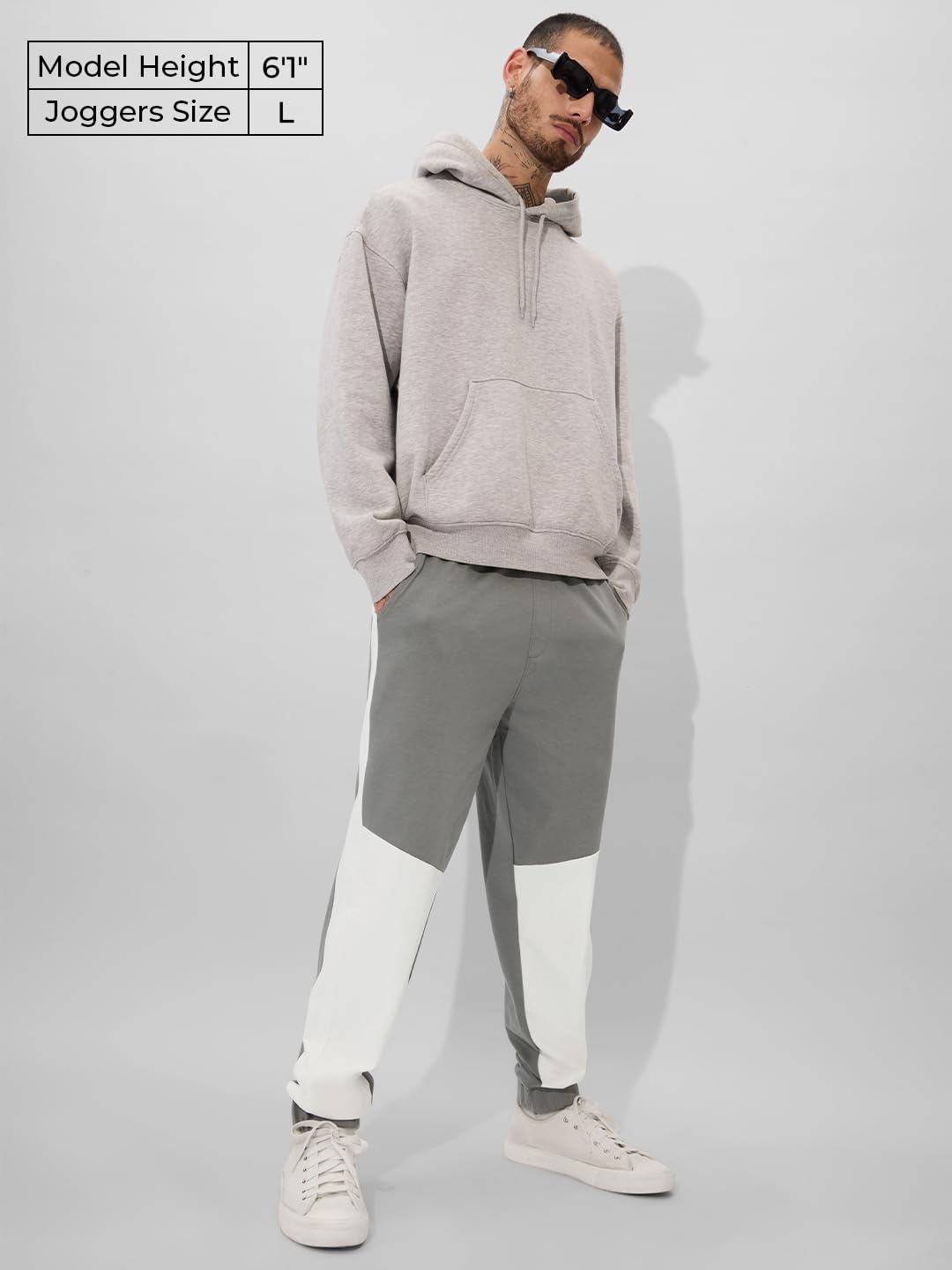 The Souled Store Anthrea Men and Boys Drawstring Regular Fit Cotton Blend Joggers Bottoms