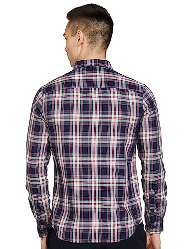The Indian Garage Co Men Multicolor Checkered Slim Fit Casual Shirt