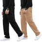 Greciilooks MenS Regular Fit Low Rise Cargos Trousers | Cargo Track Pant | Loose Fit | Regular Trouser | Treck PentS With Mult