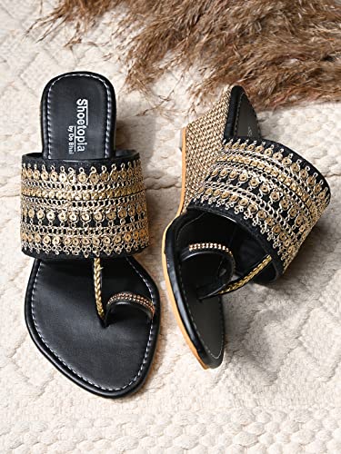 Shoetopia WomenS Flat Kolhapuris