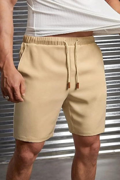Nobero MenS Bermuda Shorts (1M-Bwsh-R0036-Bl_Black / Oat Milk