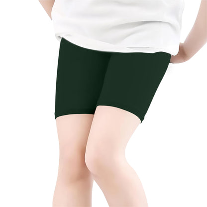 Kyda Kids Anti Bacterial Under Skirt Shorts For Girls - Under Dress Uniform Shorts & Stretchable Shorties Tights For Girls