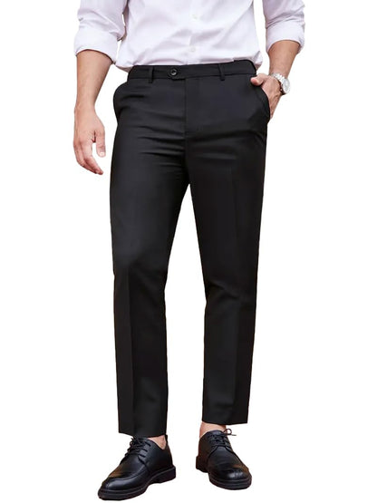 CB-COLEBROOK Mens Formal Pants Stretch Work Dress Pants 30/32/34/36/38 Quick Dry Lightweight Casual Comfy Trousers with Pockets