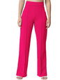 Kotty Womens High Rise Regular Solid Trousers Rani Pink