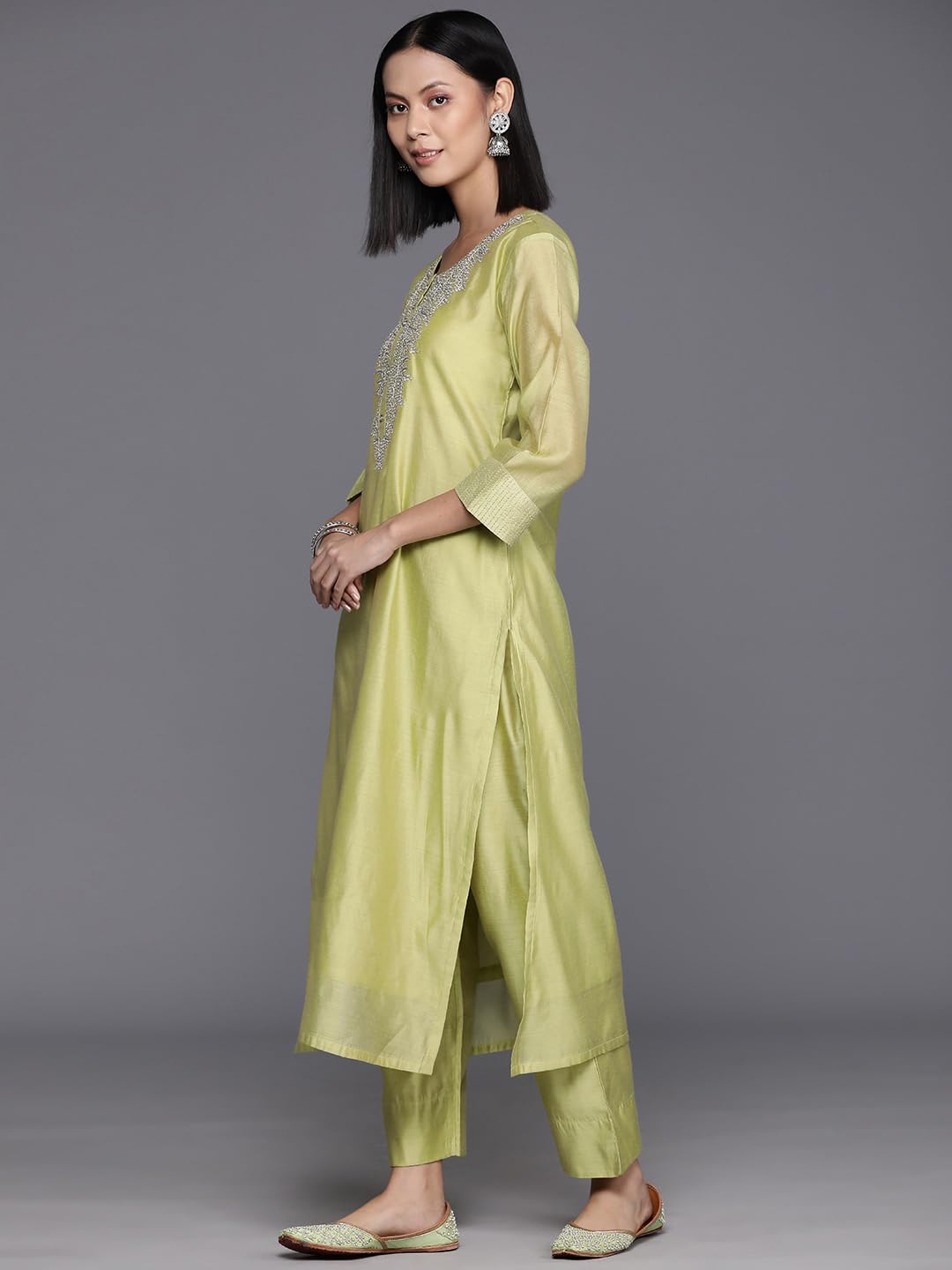 Varanga WomenS Regular Fit Kurta Kurta Bottom Set Dupatta Set