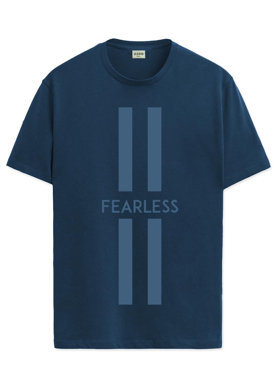 ADRO Mens Fearless Printed Cotton T-Shirt_RN24-L2-FRLS-SB