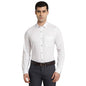 Turtle Men Printed Slim Fit White Printed Formal Shirt