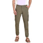 Dennis Lingo Slim Fit Light Olive Solid Cargo Jogger for Men