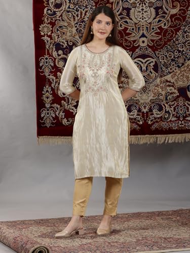 Aurelia Women? Solid Straight Kurta | Lightweight Round Neck Kurta for Women | Solid Kurta for Women | Beautiful Regular Fit Kurta for Women