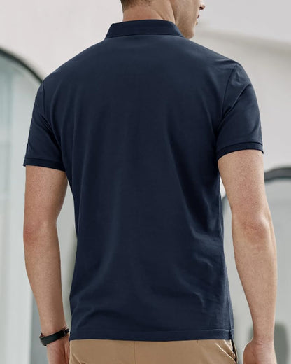 Noble Monk MenS Regular Fit Polo T Shirt |Half Sleeves |Collar Tshirts | T-Shirt For Men