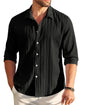 ROYALSCOUT Mens Cotton Blend Full Sleeve Short Kurta Featuring Mandarin Collar Perfect for Ethnic Styling, Work Gatherings, or