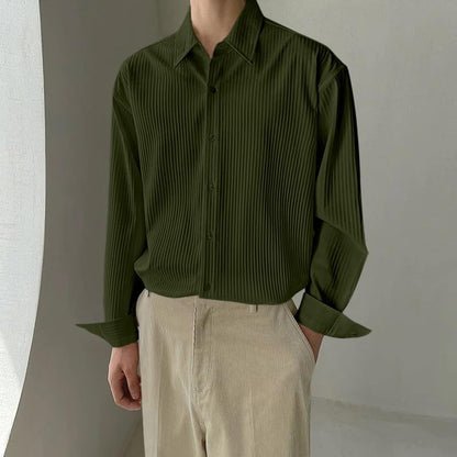 Greciilooks MenS Regular Fit Casual Shirt (Gl-Ms-6155_Green