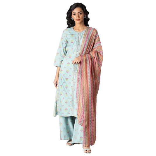 W for Woman Women Viscose Kurta Pant With Dupatta Set