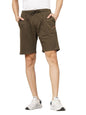 The Indian Garage Co Men Slim Fit Solid Mid-Rise Knitted Shorts