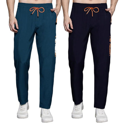 Pinkmint Combo Track Pant for Men Soild with Pocket Active Wear ll Gym Wear (Pack of 2)