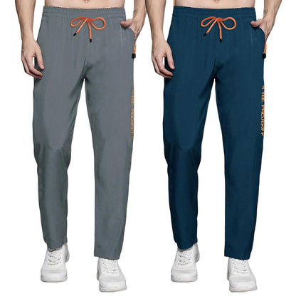 Pinkmint Combo Track Pant for Men Soild with Pocket Active Wear ll Gym Wear (Pack of 2)