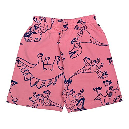 T2F Girls Cotton Printed Shorts(Pack of 5), Assorted, 11-12 Years