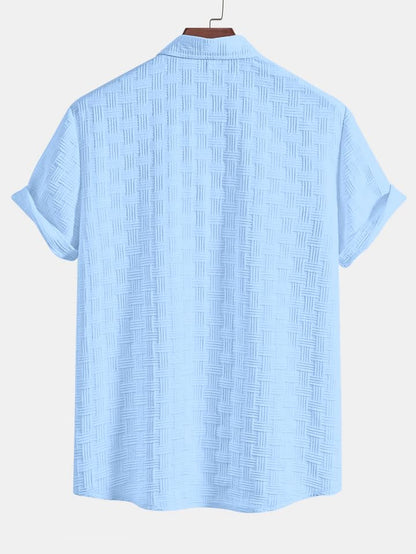 Leriya Fashion MenS Regular Fit Shirt Light Blue