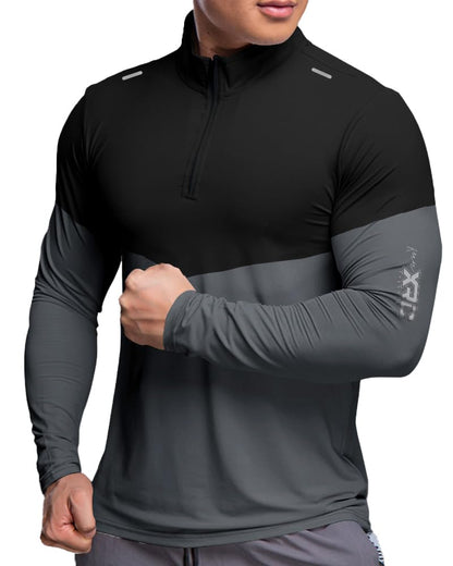 Noble Monk MenS Regular Fit Round T Shirt |Full Sleeves |Solid Pattern | Casual T-Shirt For Men