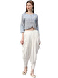 Digital Shopee Women Stylish Dhoti Pants Salwar Bottom Wear For Girls/Womens/Ladies (Xl, White)