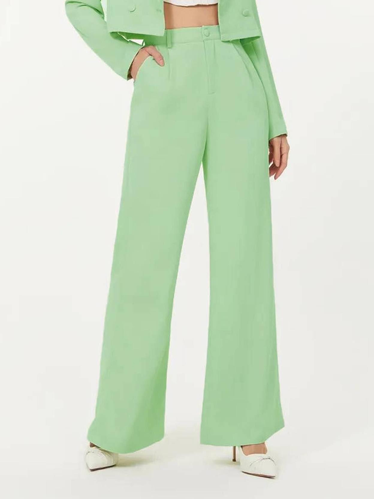 Kotty WomenS Co-Ords Solid Dress Set Light Green