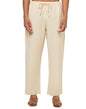 Fabindia Men's Beige Cotton Solid Comfort Fit Pyjama