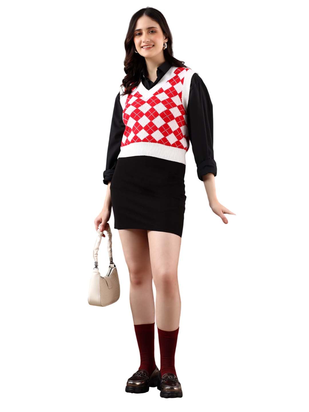 Kotty WomenS Trendy Sleeveless Sweater Vests  Perfect For Layering And Smart-Casual Outfits(Multicolored,S)