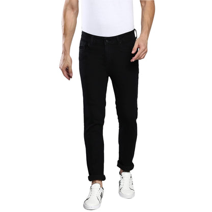 Dennis Lingo Mens Cotton Slim Fit Mid Rise Stretchable Denim Jeans