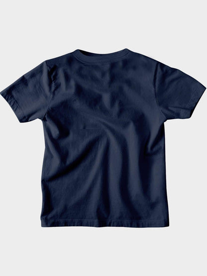 Bon Organik Boys Regular Fit T-Shirt (BON12182_Navy Blue