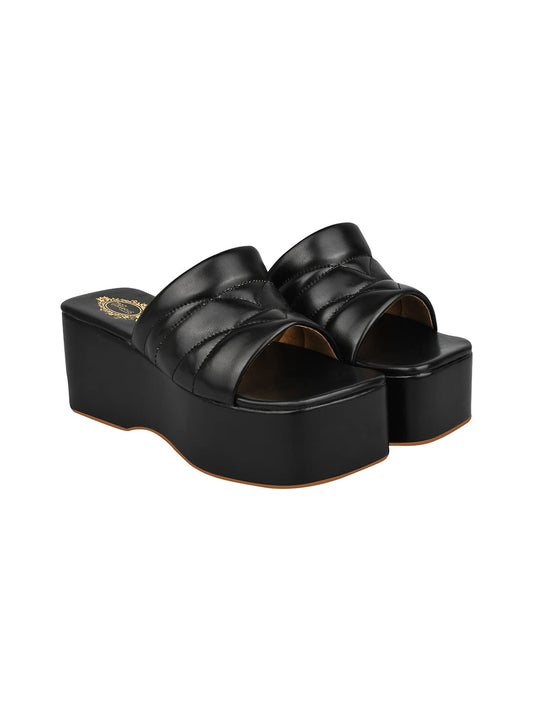 Shoetopia Women & Girls Retro Style Platform Heels