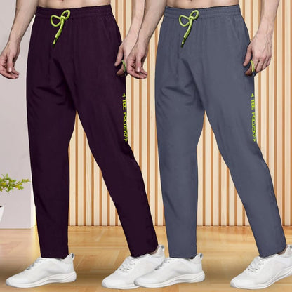 Pinkmint Combo Track Pant for Men Soild with Pocket Active Wear ll Gym Wear (Pack of 2)